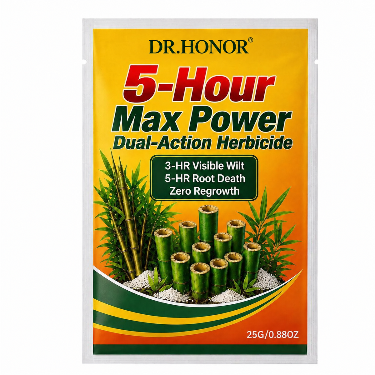 🏆🔥DR.HONOR® 5-Hour Max Power Dual-Action Herbicide | Fast-Acting Granules for Stubborn Weeds & Brush